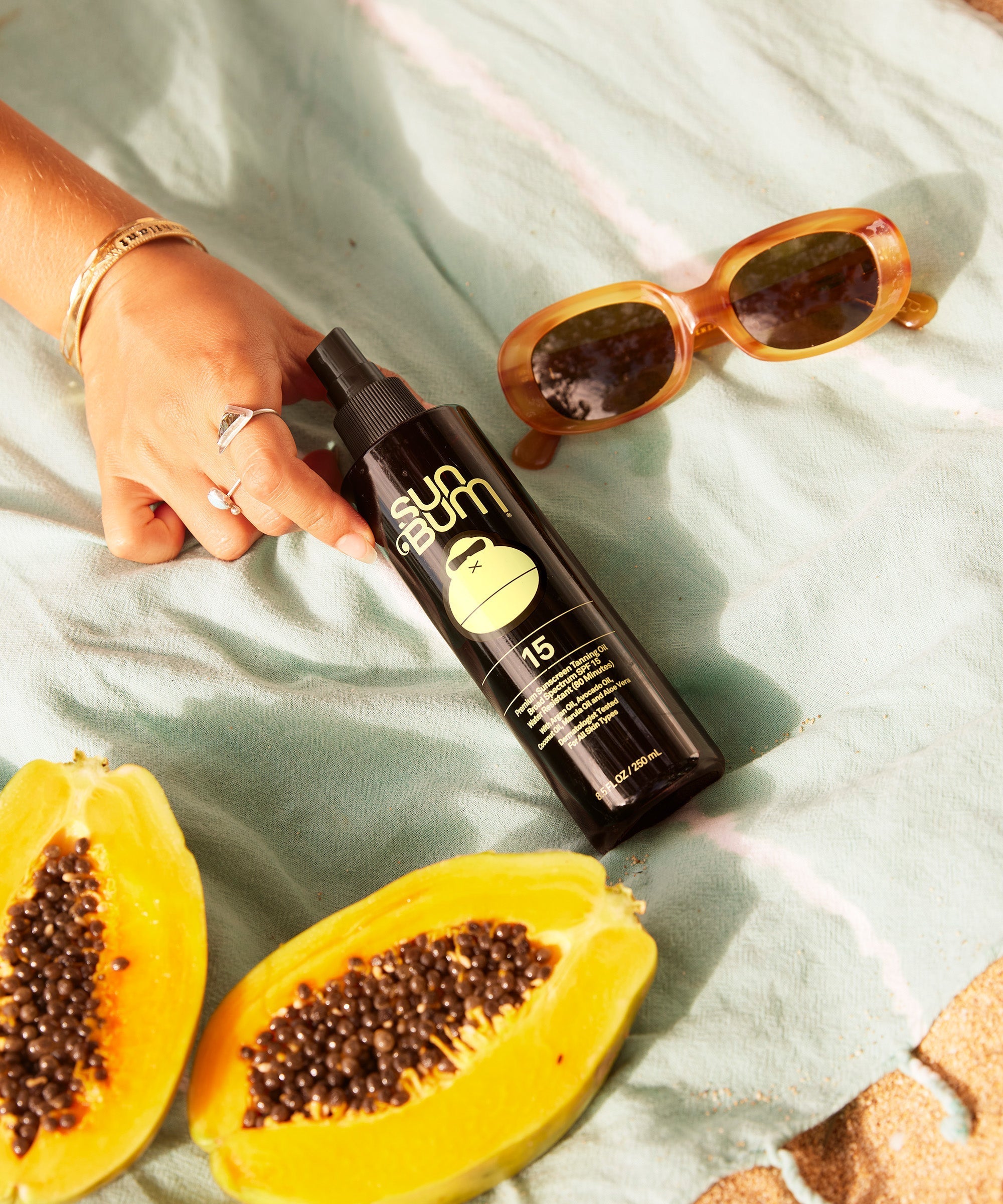 SPF 15 Sunscreen Tanning Oil