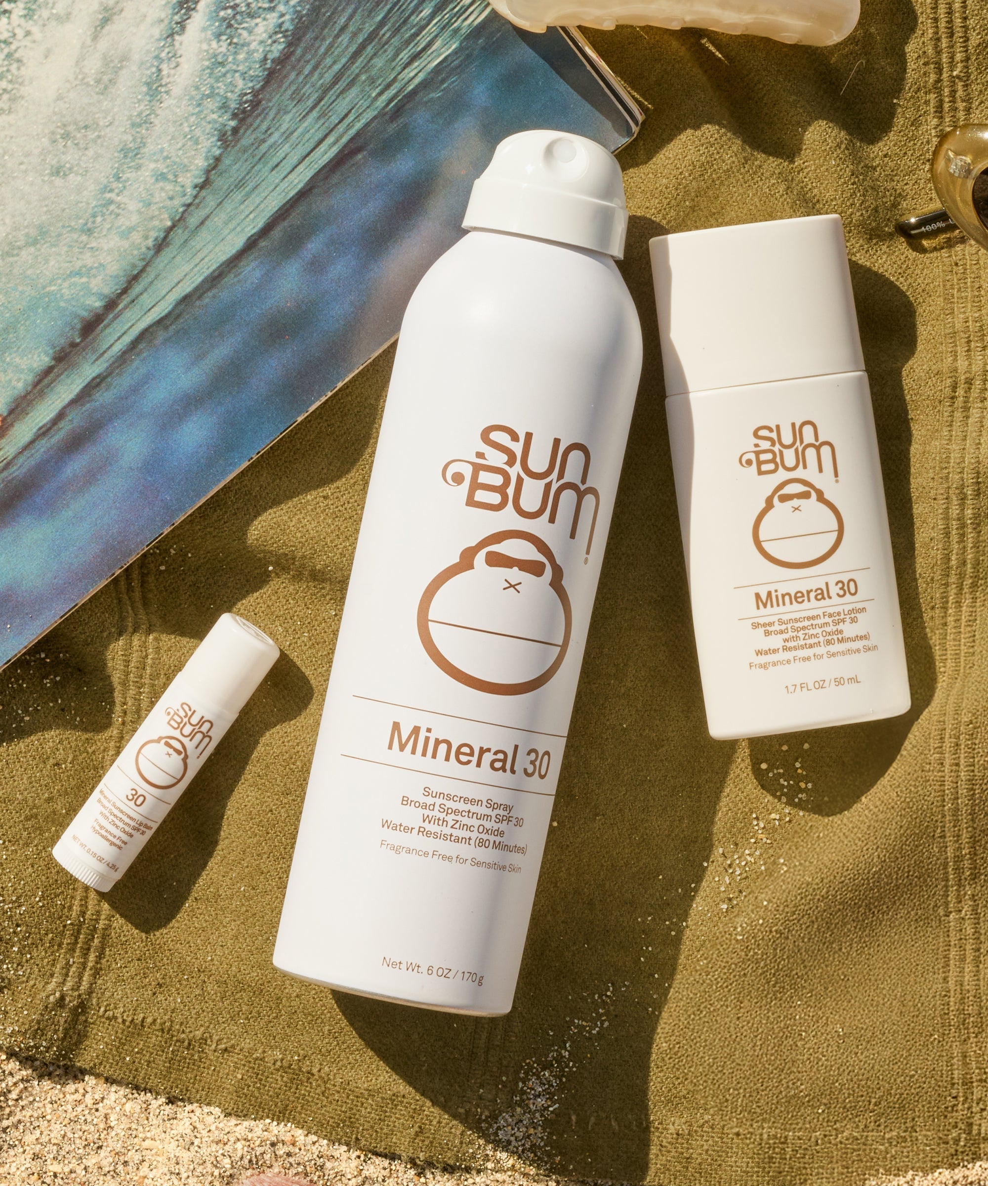 Mineral SPF 30 Spray + Liquid Face + Lip Bundle