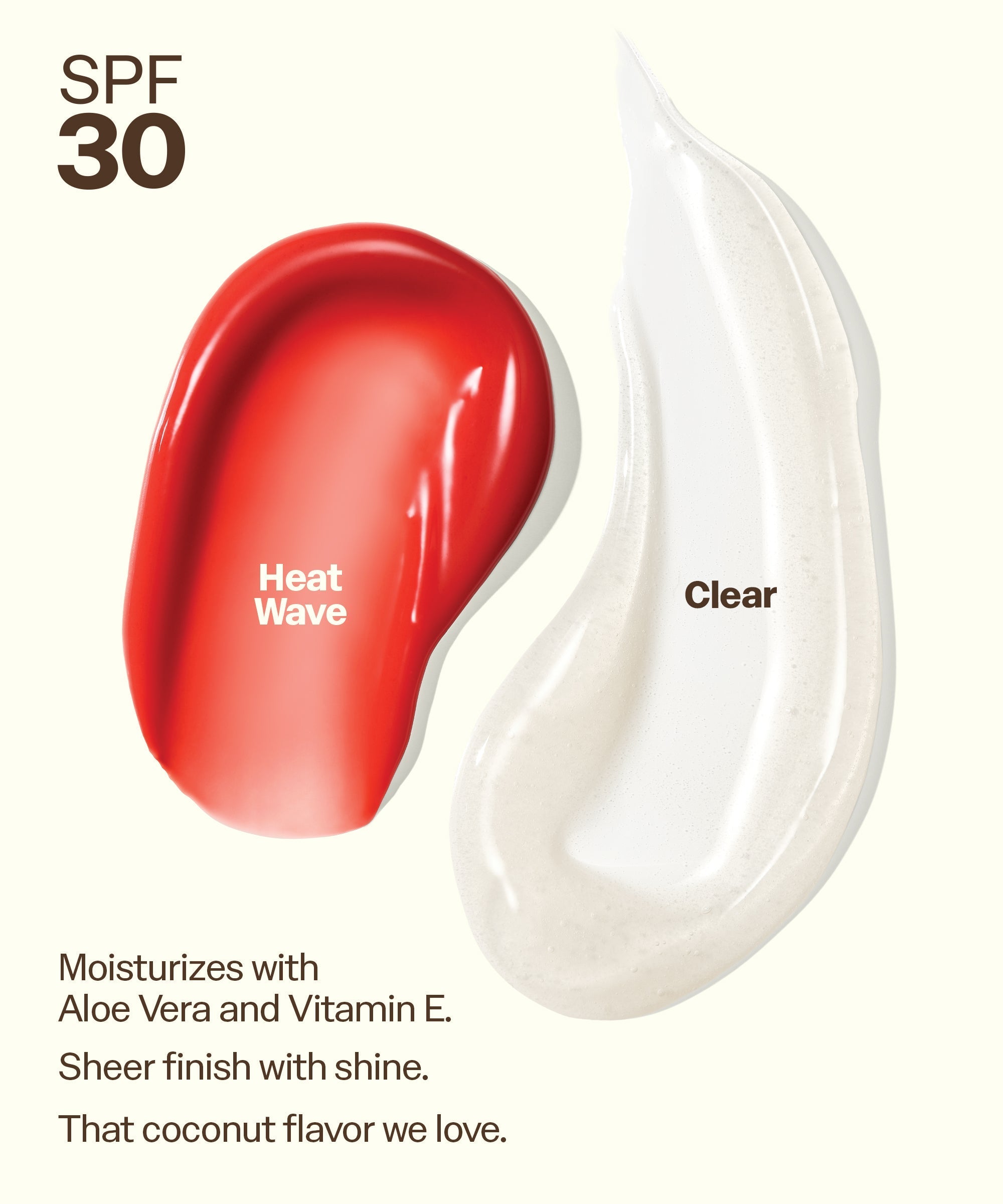 Lip 30 Duo: Clear + Heatwave