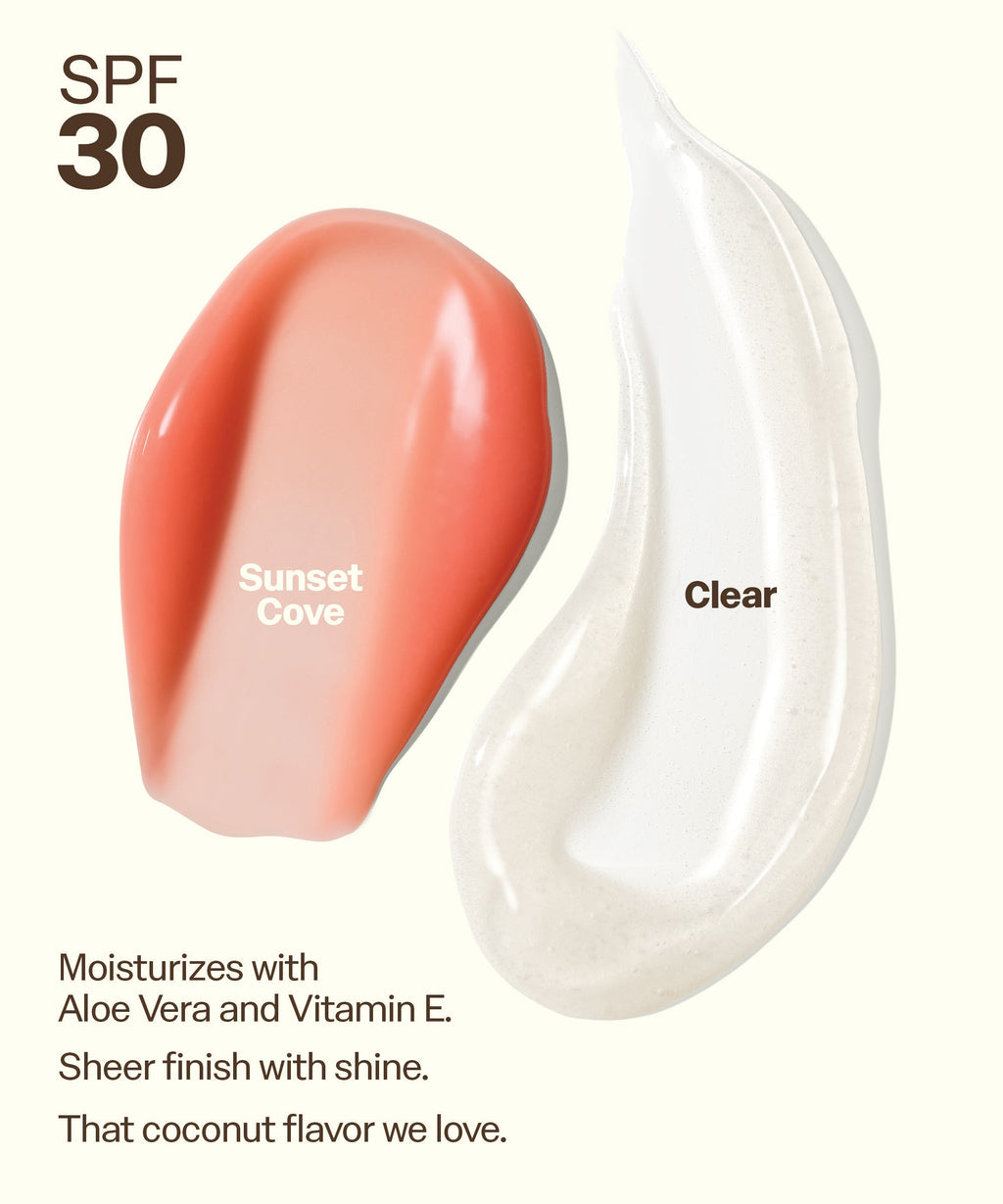 Lip 30 Duo: Clear + Sunset Cove