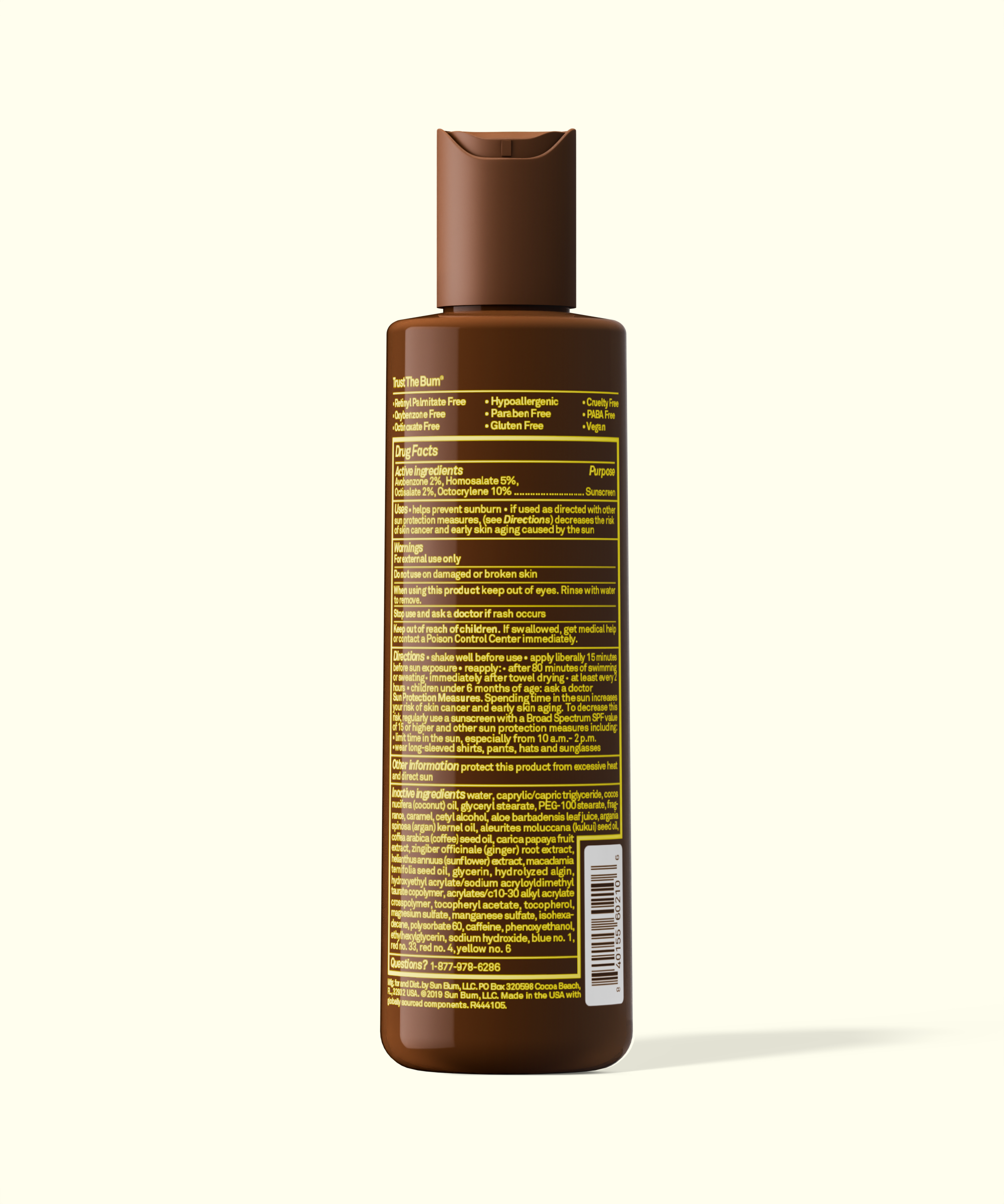 SPF 15 Sunscreen Browning Lotion