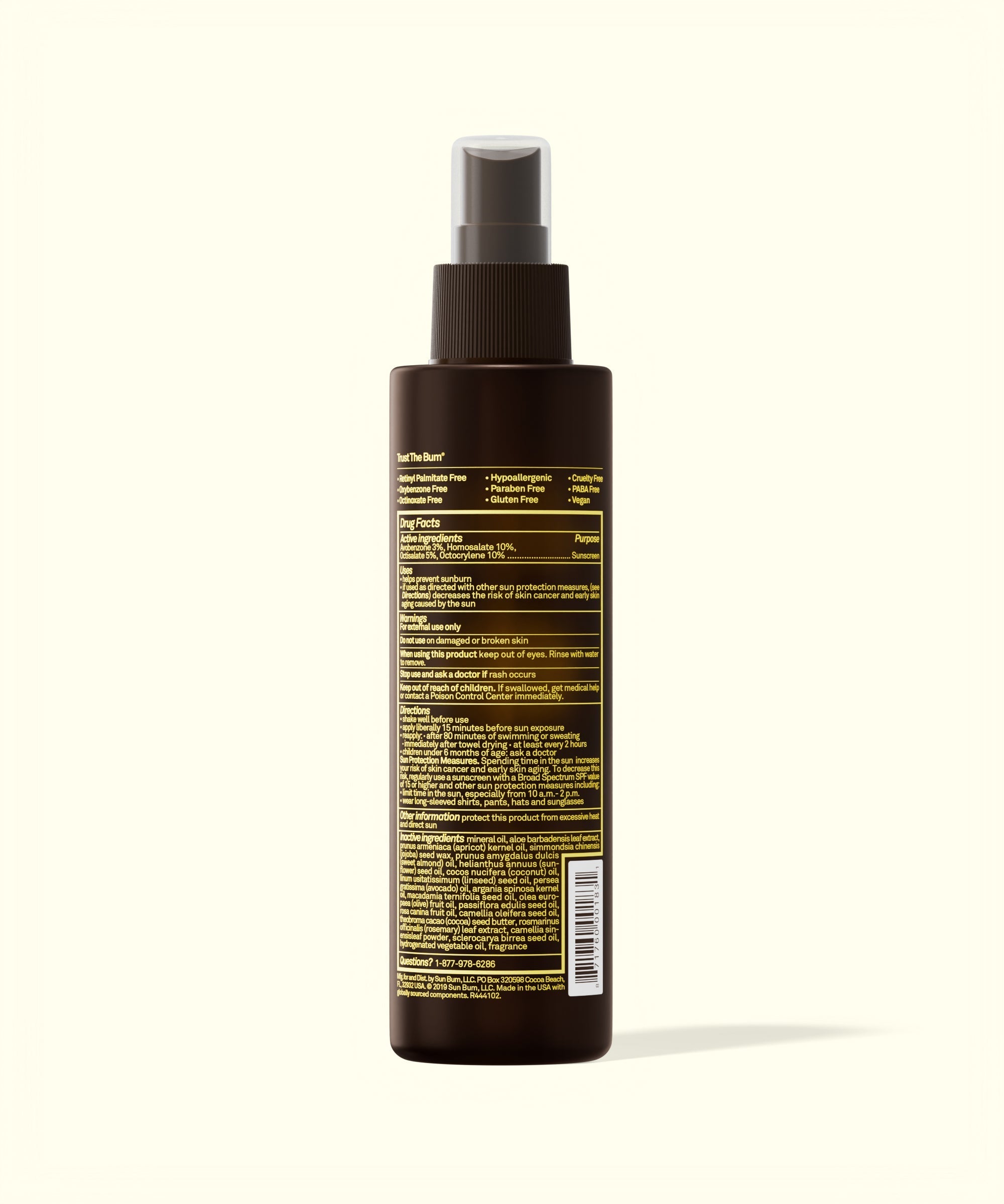 SPF 15 Sunscreen Tanning Oil